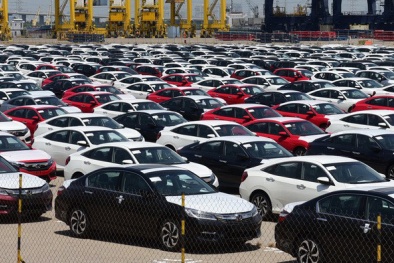 Giảm 18% lượng ô tô nhập khẩu nguyên chiếc trong tháng 4/2019